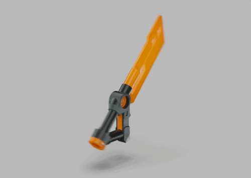 LEGO Imperium Sword Parametric Reverse Engineering