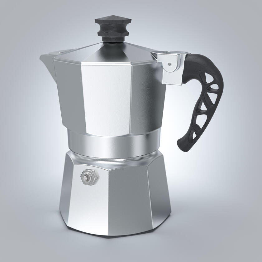 BIALETTI MOKA POT Solidworks reverse engineering